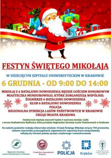 Mundurowy Mikołaj odwiedzi Dzieci w Prokocimiu